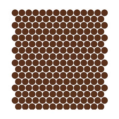 Mosaïque pâte de verre UNICOLOR ROND Ø2.3cm couleur : 210 Satiné boite de 2 m2 - voir nuancier, beaucoup de couleurs sont disponibles) couleur : 210