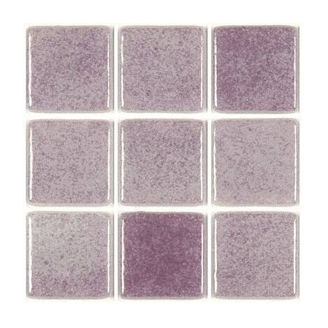 Mosaïque pâte de verre NIEBLA Rond Ø2.3cm couleur : 256 Anti-dérapant Classe 3 boite de 2 m2 couleur : 256 Anti-dérapant Classe 3 boite de 2 m2 -  25