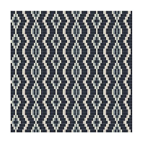 Mosaïque pâte de verre DOPPEL DESIGN boite de 1 m2 boite de 1 m2 - Wellen 2 - boîte de 1 m2
