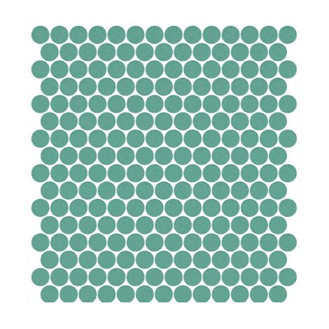 Mosaïque pâte de verre UNICOLOR ROND Ø2.3cm couleur : 222 Anti-dérapant Classe 3 boite de 2 m2 - voir nuancier, beaucoup de couleurs sont disponibles