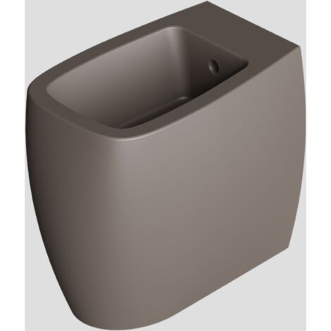 Bidet NUR monobloc Cafe mat. Avec bonde assortie