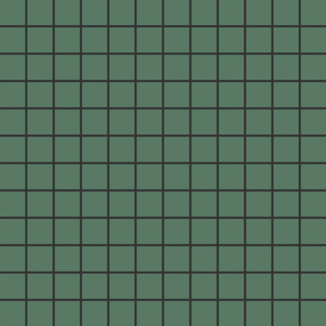 Mosaïque de grès cérame QUADROCOLOR UNI -  Emerald green - -  Emerald green - boîte de  m2