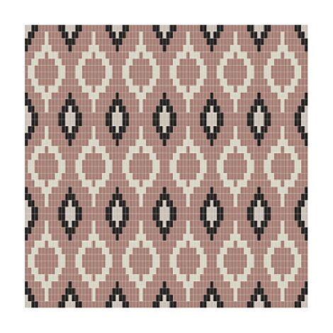 Mosaïque pâte de verre DOPPEL DESIGN boite de 1 m2 boite de 1 m2 - Ikat 2 - boîte de 1 m2