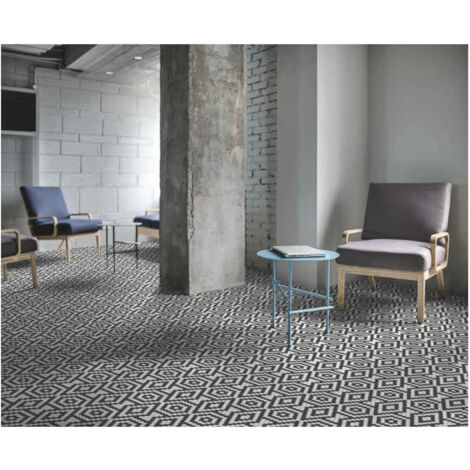 Mosaïque Art factory hexagone 2.6x2.2cm motif Piano noir et blanc sur trame nylon 33.3x33.3cm Satiné boite de 1 m2 Satiné boite de 1 m2 - Mosaïque He