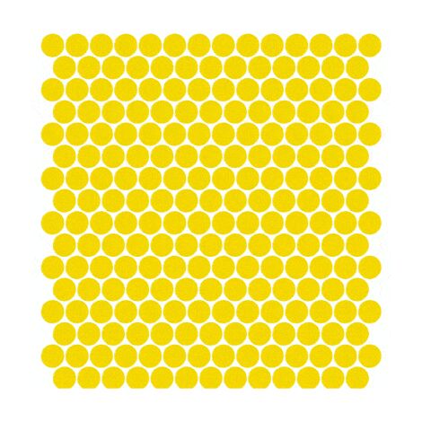 Mosaïque pâte de verre UNICOLOR ROND Ø2.3cm couleur : 302 Satiné boite de 2 m2 - voir nuancier, beaucoup de couleurs sont disponibles) couleur : 302
