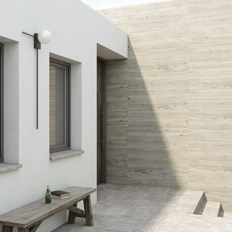 Carrelage effet parquet FIENILE 120x19.4cm Gris - Mat - boîte de 0.93 m2 120x19.4 cm Gris - Mat - boîte de 0.93 m2 (1/2)