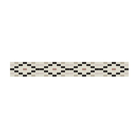 Mosaïque pâte de verre DOPPEL DESIGN Frise  boite de 6 m2  boite de 0.95 m2 -  Volant 1 - boîte de 0.95 m2