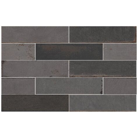 Carrelage effet argile TERRA Brique 28x7cm Nocta - Naturel - boîte de 0.98 m2 Brique 28x7cm Nocta - Naturel - boîte de 0.59 m2