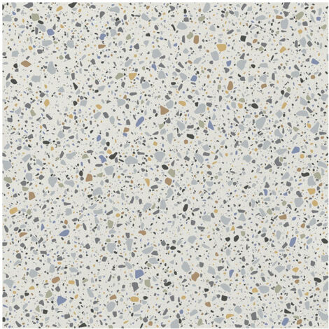 Carrelage effet terrazzo EPOCA 60x60cm Blanc - Mat et Brillant (mélange) - boîte de 1.07 m2 60x60 cm Blanc - Mat et Brillant (mélange) - boîte de 1.0