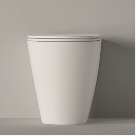 WC HIDE Round Blanc brillant. sans abattant (1/5)