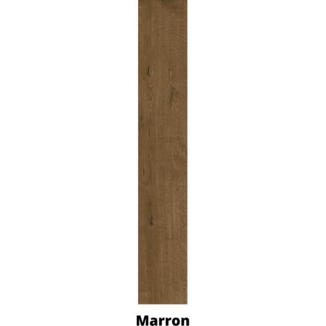 Carrelage effet parquet LONGBOW 120x19.4cm Marron - Mat - boîte de 0.93 m2 120x19.4 cm Marron - Mat - boîte de 0.93 m2