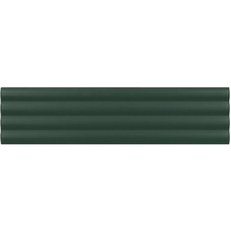 Carrelage mural faïence effet relief RYTHM 20x5cm 20x5cm Cloud Laurel green - Mat - boîte de 0.38 m2 20 x 5 cm Cloud Laurel green - Mat - boîte de 0.