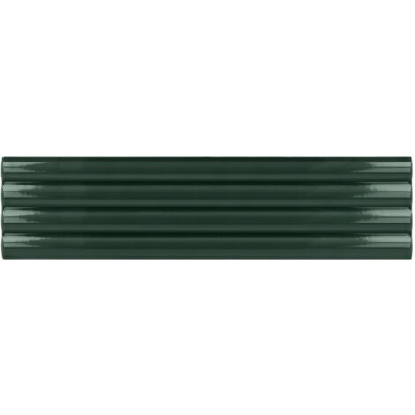 Carrelage mural faïence effet relief RYTHM 20x5cm 20x5cm Cloud Laurel green - Brillant - boîte de 0.38 m2 20 x 5 cm Cloud Laurel green - Brillant / P