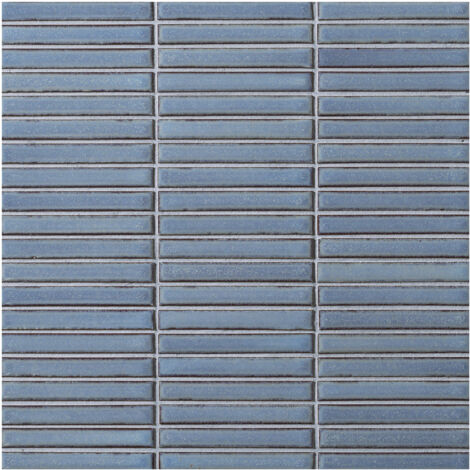 Mosaïque de grès cérame Zen INAX YOHEN BORDER - Turquoise blue boîte de 1.91 m2 - Turquoise blue - boîte de 1.91 m2