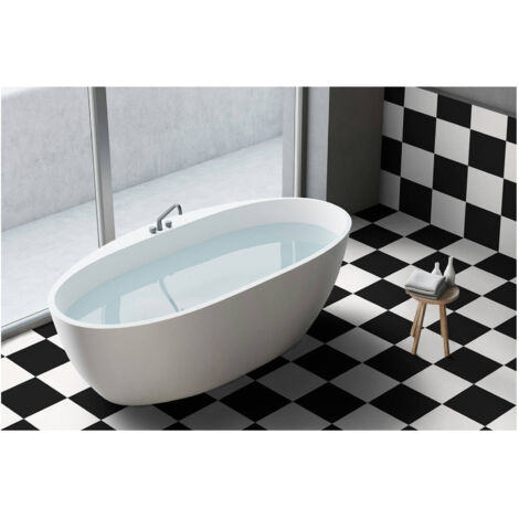 Carrelage effet carreau de ciment BARCELONA BASE UNI 25x25cm 25x25cm Noir - Mat - boîte de 1.13 m2 25x25 cm Noir - Mat - boîte de 1.13 m2