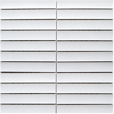 Mosaïque de grès cérame Zen SAIRIN Matt - White Matt boîte de 0.86 m2 - White Matt - boîte de 0.86 m2 - White Matt - boîte de 0.86 m2