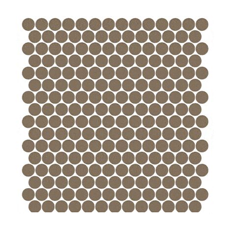 Mosaïque pâte de verre UNICOLOR ROND Ø2.3cm couleur : 323 Anti-dérapant Classe 3 boite de 2 m2 - voir nuancier, beaucoup de couleurs sont disponibles