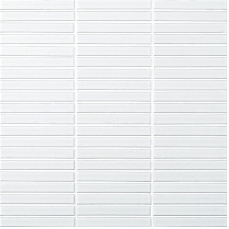 Mosaïque de grès cérame Zen INAX YOHEN BORDER - White boîte de 1.91 m2 - Blanc - boîte de 1.91 m2