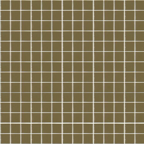 Mosaïque pâte de verre UNICOLOR CARRÉ 2.3x2.3cm couleur : 321 Satiné boite de 2 m2 - voir nuancier, beaucoup de couleurs sont disponibles) couleur :
