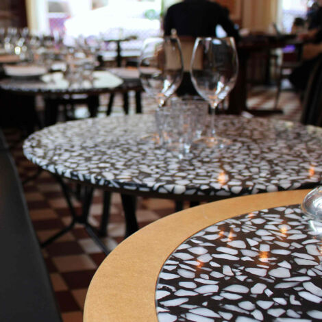 Véritable Carreau Terrazzo BILBAO 30x30 cm boîte de 0.99m2 Brillant / Poli - Gioia Materia (1/3)