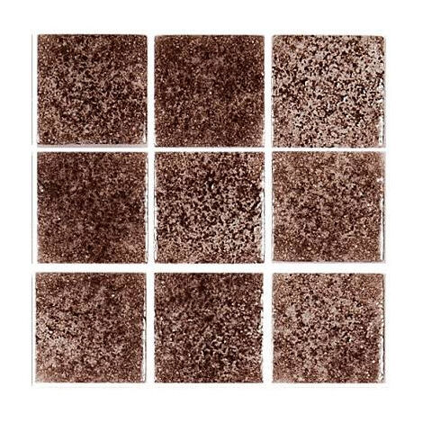 Mosaïque pâte de verre NIEBLA Carré 3.8x3.8cm couleur : 161 Anti-dérapant Classe 3 boite de 1.54 m2 couleur : 161 Anti-dérapant Classe 3 boite de 1.5