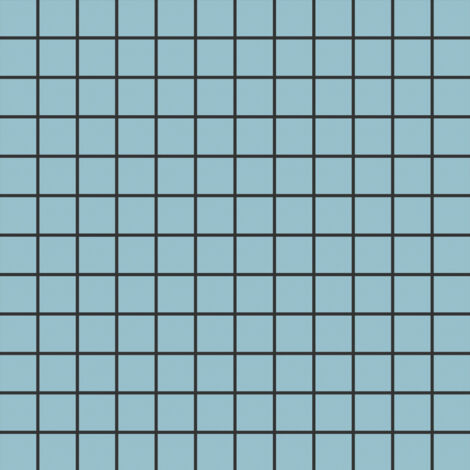 Mosaïque de grès cérame QUADROCOLOR UNI -  Turquoise - -  Turquoise - boîte de  m2