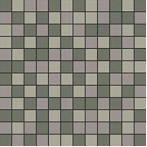 Mosaïque de grès cérame QUADROCOLOR COMBI - Mosaïque 2.5x2.5cm 9267 Kaki. perle et gris-vert - boîte de 2 m2 - Mosaïque 2.5x2.5cm 9267 Kaki. perle -