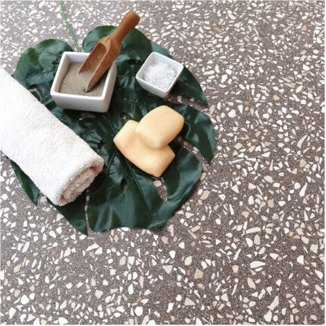 Véritable Carreau Terrazzo BURGOS 30x30 cm boîte de 0.99m2 Brillant / Poli - Gioia Materia (1/2)