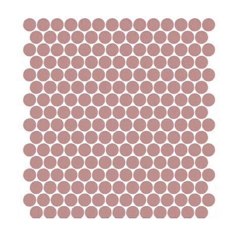 Mosaïque pâte de verre UNICOLOR ROND Ø2.3cm couleur : 166 Anti-dérapant Classe 3 boite de 2 m2 - voir nuancier, beaucoup de couleurs sont disponibles