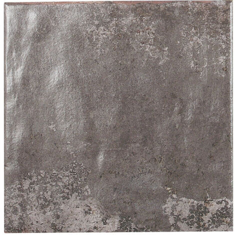 Carrelage effet rustique ROCK 14x14cm Gris - boîte de 0.50 m2 14x14 cm Gris - - boîte de 0.50 m2 (1/2)