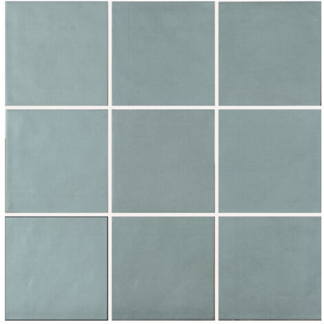 Carrelage effet argile DUST UNI 15x15cm Turquoise - boîte de 0.50 m2 UNI 15x15 cm 99adac -  - boîte de 0.50 m2
