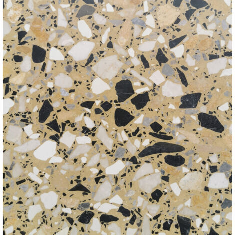 Véritable Carreau Terrazzo NOCCIOLA - collection TRADIZIONE 30x30 cm boîte de m2 Brossé - Gioia Materia (1/2)
