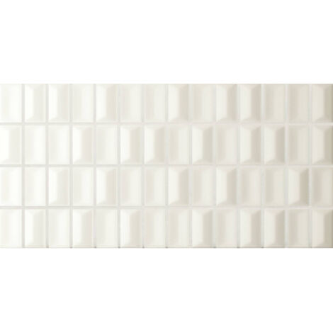 Carrelage mural faience 3D BARS Quartz - Mat Quartz - Mat - - boîte de 0.40 m2
