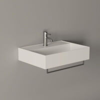 Hide 60x45 Blanc mat. avec bonde. sans siphon
