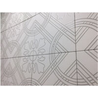 Carrelage effet carreau de ciment ALHAMBRA ARENA 25x25cm 25x25cm Taupe Mat - boîte de 1.13 m2