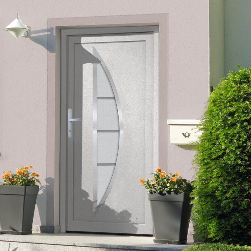 Porta D'Ingresso In PVC Bianca 98x208 Cm - Sicurezza E Design - Foto 9