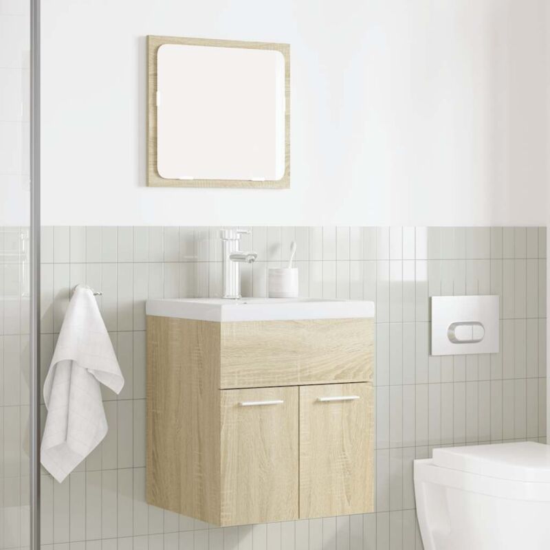 Mobile in legno - Mobile Sottolavabo Rovere Sonoma 90x38,5x46cm Legno