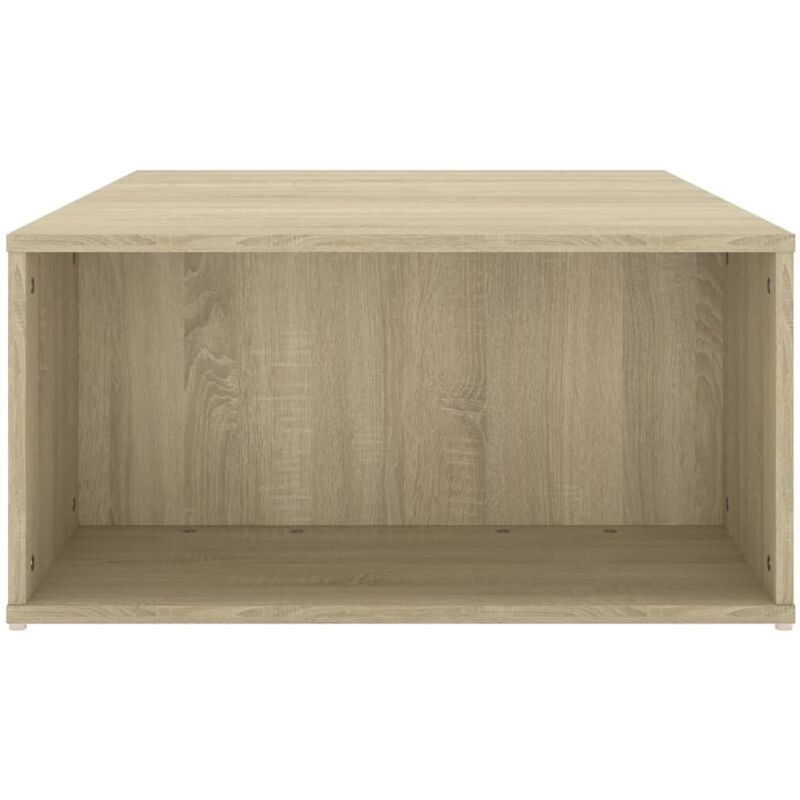 VidaXL Tavolino Da Salotto Bianco 68x50x38 Cm – Legno Multistrato, Design Moderno E Minimalista Per Soggiorno E Ufficio