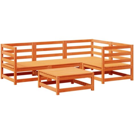 Set Divani Da Giardino 5 Pz | Set Mobili Da Giardino | Salotti Da Giardino Con Cuscini Marrone In Polyrattan Cfw836180 91685385