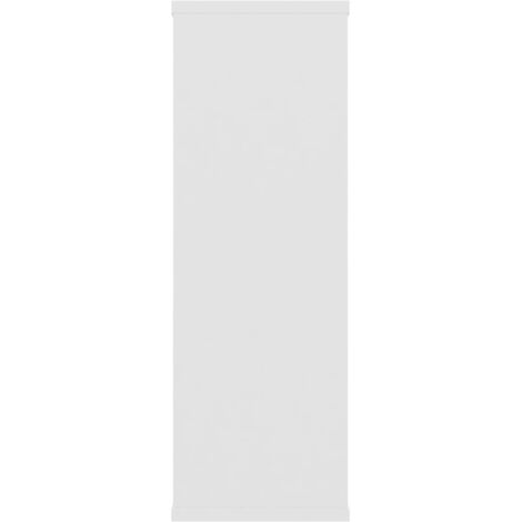 vidaXL Mensole a Muro Bianche 104x20x58,5 cm in Legno Multistrato