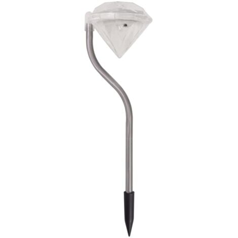 vidaXL Luci LED da Giardino ad Energia Solare 6 pezzi 9x7,8x29,5 cm