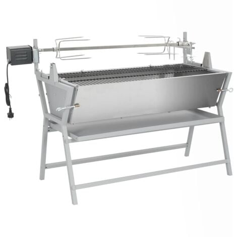 Girarrosto Elettrico VEVOR Per Agnello E Maiale - Acciaio Inox, 61kg Capacità, Con Ruote - Foto 2