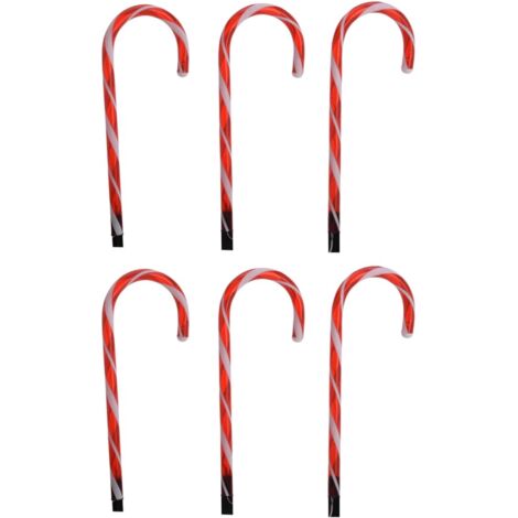 Catena Luminosa A Bastoncini Di Zucchero LED: 12 Pezzi, 84 LED, 8 Modalità, Impermeabile IP65 Per Esterni
