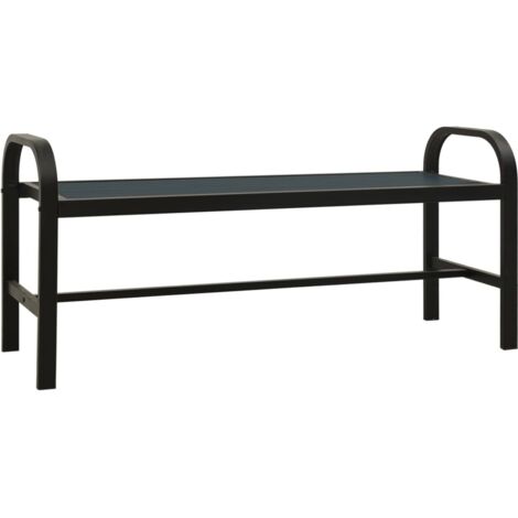 Set di 2 grandi fioriere da giardino in acciaio antracite vasi di fiori Premium