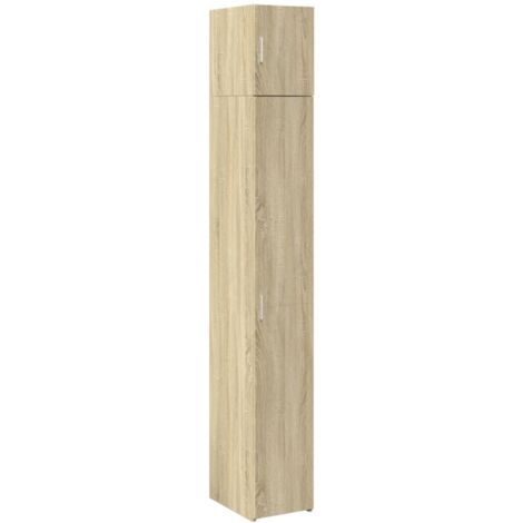 VidaXL Scarpiera Bianca e Rovere Sonoma 31,5x35x70 cm in Truciolato | Leroy Merlin