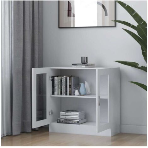 Armadietto Con Vetrina Rovere Sonoma 82, 5x30, 5x150cm Truciolato