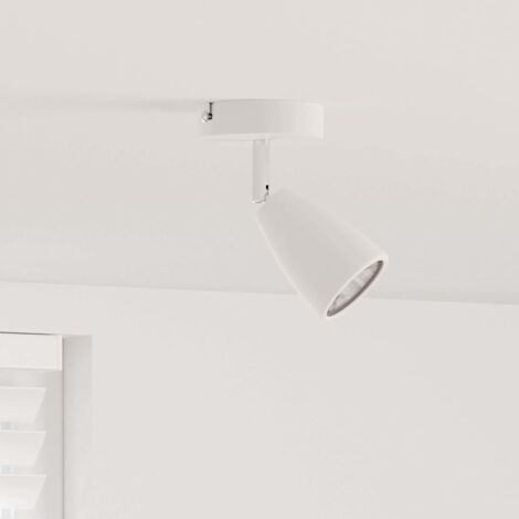 Paralume Da Soffitto In Vimini Naturale Bianco 40x26 Cm - Plafoniera Intrecciata A Mano Con Supporto In Ferro Verniciato