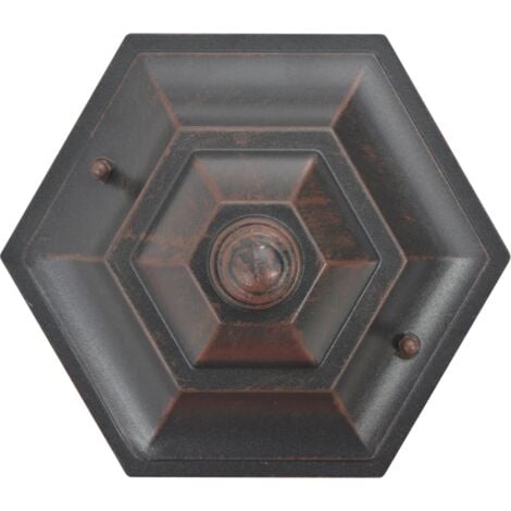 vidaXL Lampioni da Giardino 6pz E27 110 cm Alluminio Bronzo