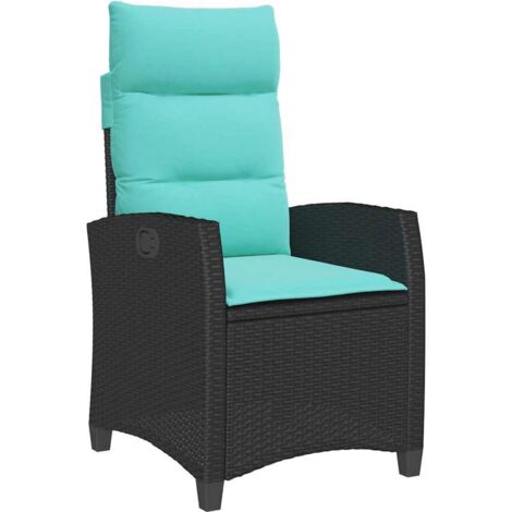 Maison Exclusive - Panca Reclinabile Da Giardino Con Cuscini Grigia In Polyrattan 94272160