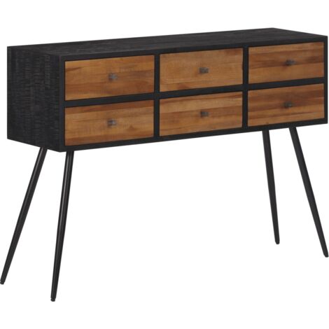 VidaXL Tavolo Consolle 80x30x80 cm in Legno Massello di Teak | Leroy Merlin